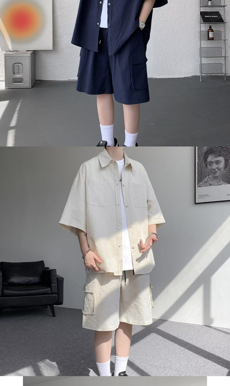 Men's Retro American Style Athletic Set With Quick-dry Outfit_voghion.com