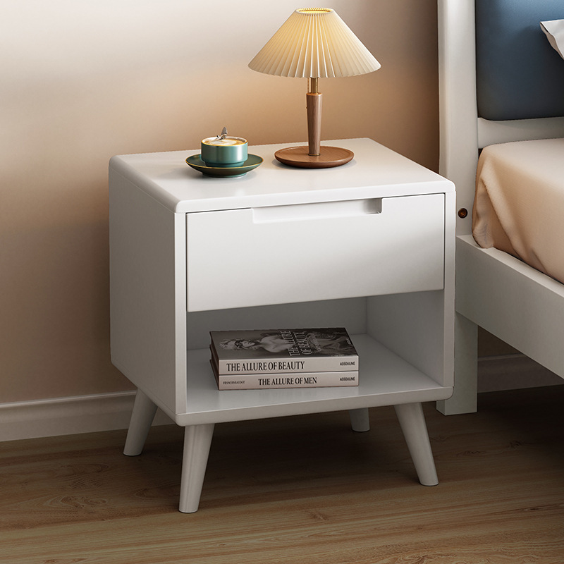 흰색 단일 서랍