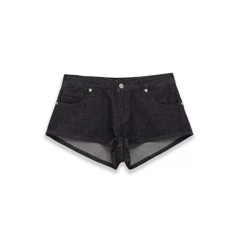 KAOPU ZA (кросс-граница), летняя ретро модная маленькая джинсовая юбка, шорты, высокий пояс
