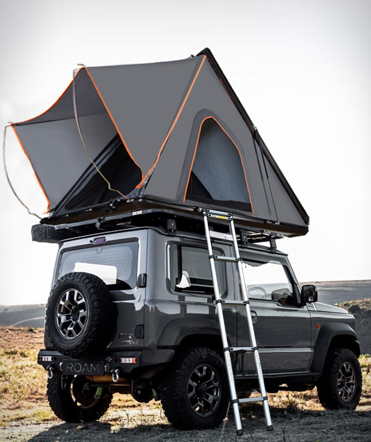 Camping Tent Triangular Tent Aluminum Alloy Hard Top Fully Automatic Outdoor Suv Rainproof Windproof Self-Driving Car Tent