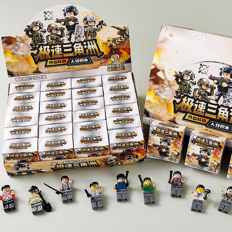 Delta Minifigure Building Block Model Blind Box Assembly Toy Educational Kindergarten Points Gift Children's Day Activity Prize Delta Minifigure Building Block Model Blind Box Assembly Toy Educational Kindergarten Points Gift Children's Day Activity Prize
