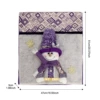 Purple sequin chair cover snowman