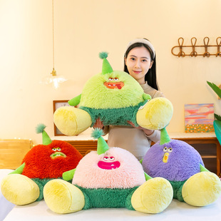 Creative New Style Hilarious Bigfoot Plush Toy Cushion Sofa Chair Office Happy Day Lumbar Pillow Lunch Break Pillow