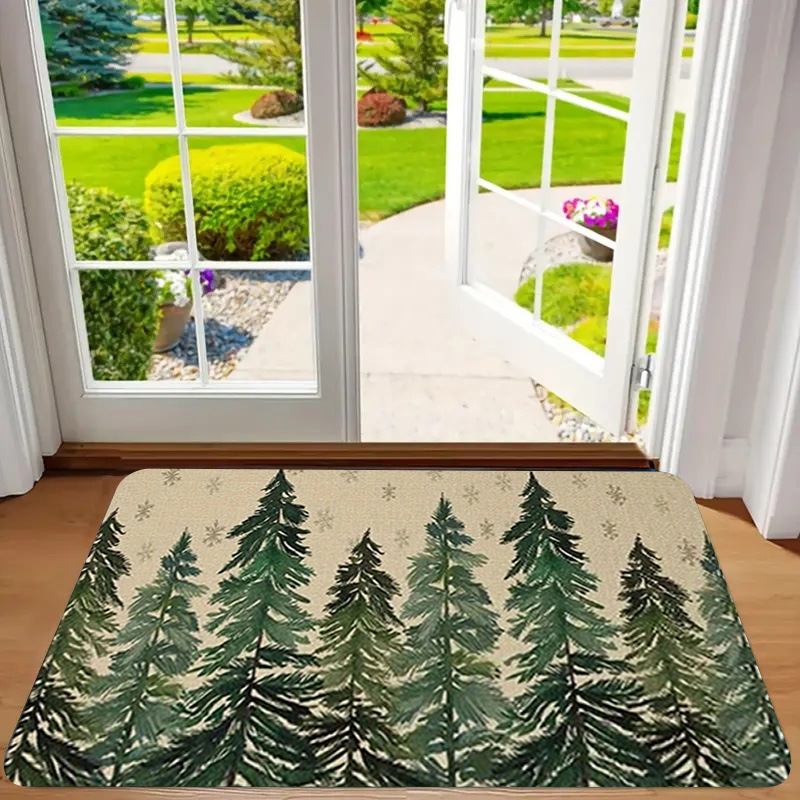 Alfombra de franela estampada, estilo playa, antideslizante, resistente a la suciedad, resistente al desgaste, alfombra para la entrada, dropshipping transfronterizo Y2.