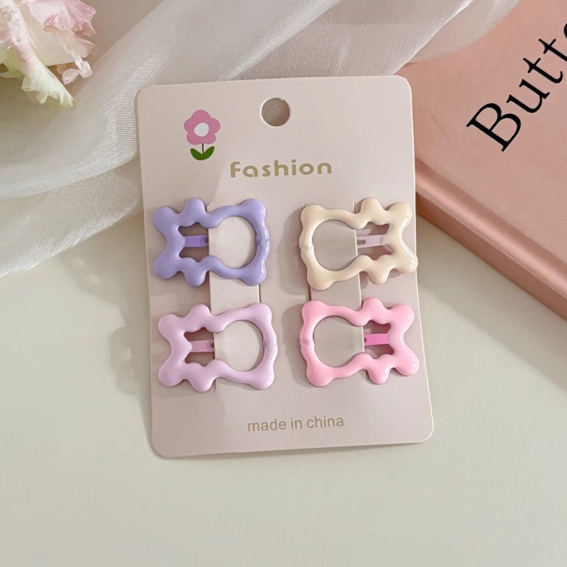 Nuevo clip de BB dopamina de color estrella de pentaco pequeño clip de cabello para niños tocado para niños lindos bordes laterales clip de cabello