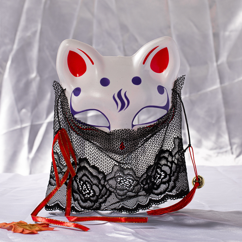 nuevo lindo encaje cara de gato pequeño zorro COS máscara antiguo fiesta de Navidad máscara de ancla en línea
