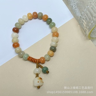 Factory Supply Natural Bodhi Root Bracelet Duobao Bodhi Root Charcoal Luckies Cat Bracelet Original Design