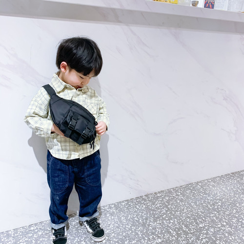 Korean Trendy Children's Bags 2024 New Modern Trendy Cool Boys Crossbody Bag Casual and Versatile Little Girls Shoulder Bag