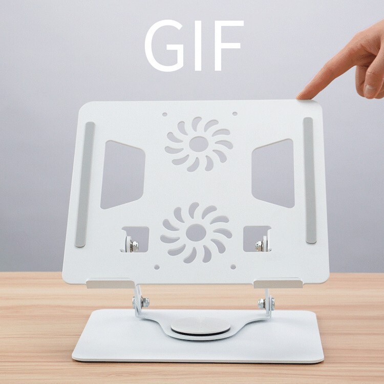 Laptop Stand Desktop Heightening 360-Degree Rotating Cooling Base Foldableing Lifting Game Office Computer Stand
