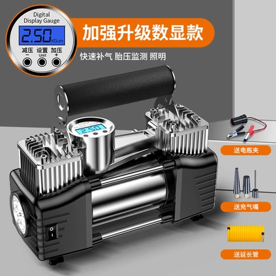 Hava nasosu, Automobile high-power car - jn-6001-1000-cylinders-d-double-cylinder-digital-display-model-color-box-packaging