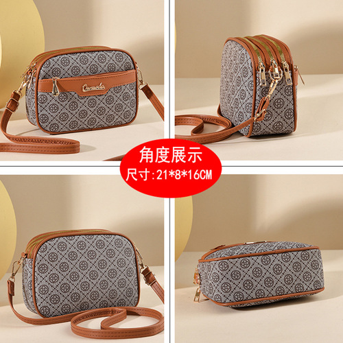 Bags women's bag crossbody summer  new fashion niche texture single shoulder cross bag source manufacturer wholesale