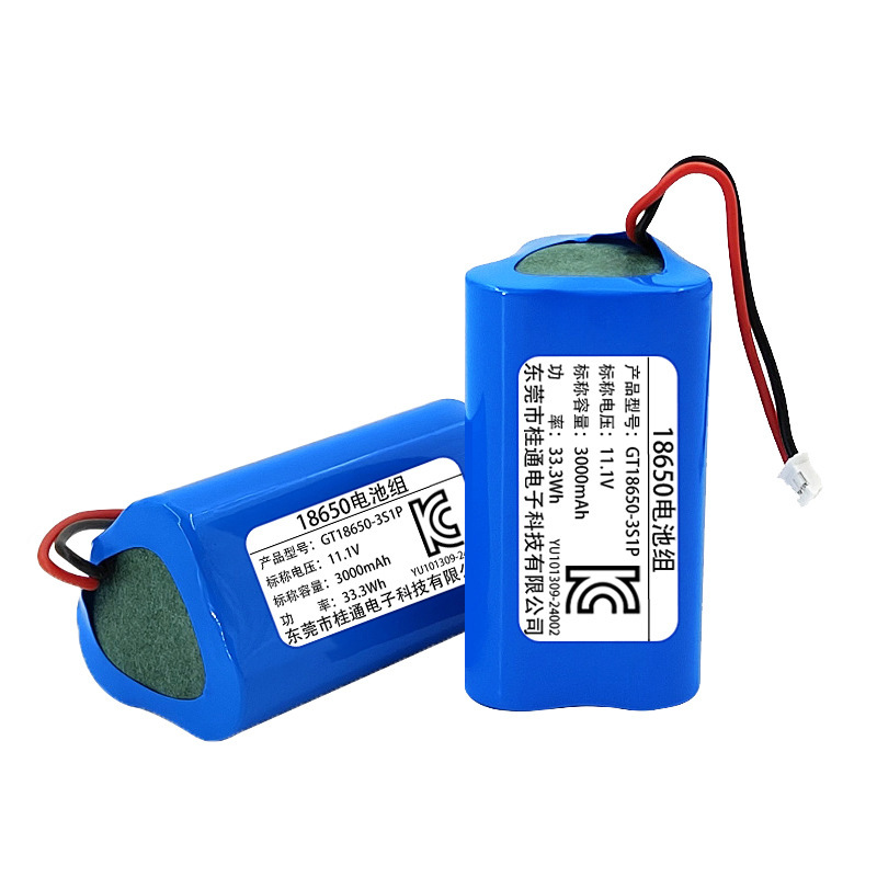 智能家居设备KC认证18650电池11.1V3000mAh扫地机器人智能锁电池|undefined