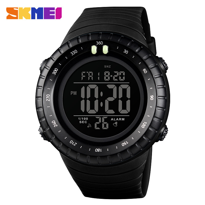 Skmei skmei 1420 nuevos deportes solo espectáculo personalidad tendencia estudiante hombres y mujeres calendario reloj despertador luminoso