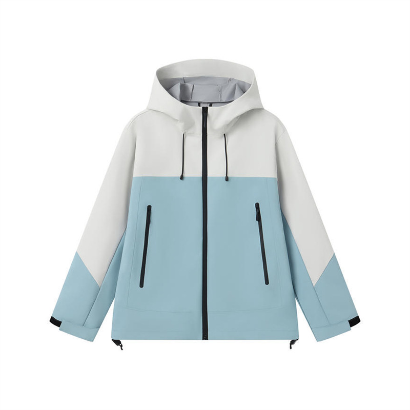 Trajes de trabajo de manga larga de una sola capa delgada abrigo tres armadura personalizada logotipo de impresión al aire libre uniformes de grupo bordados