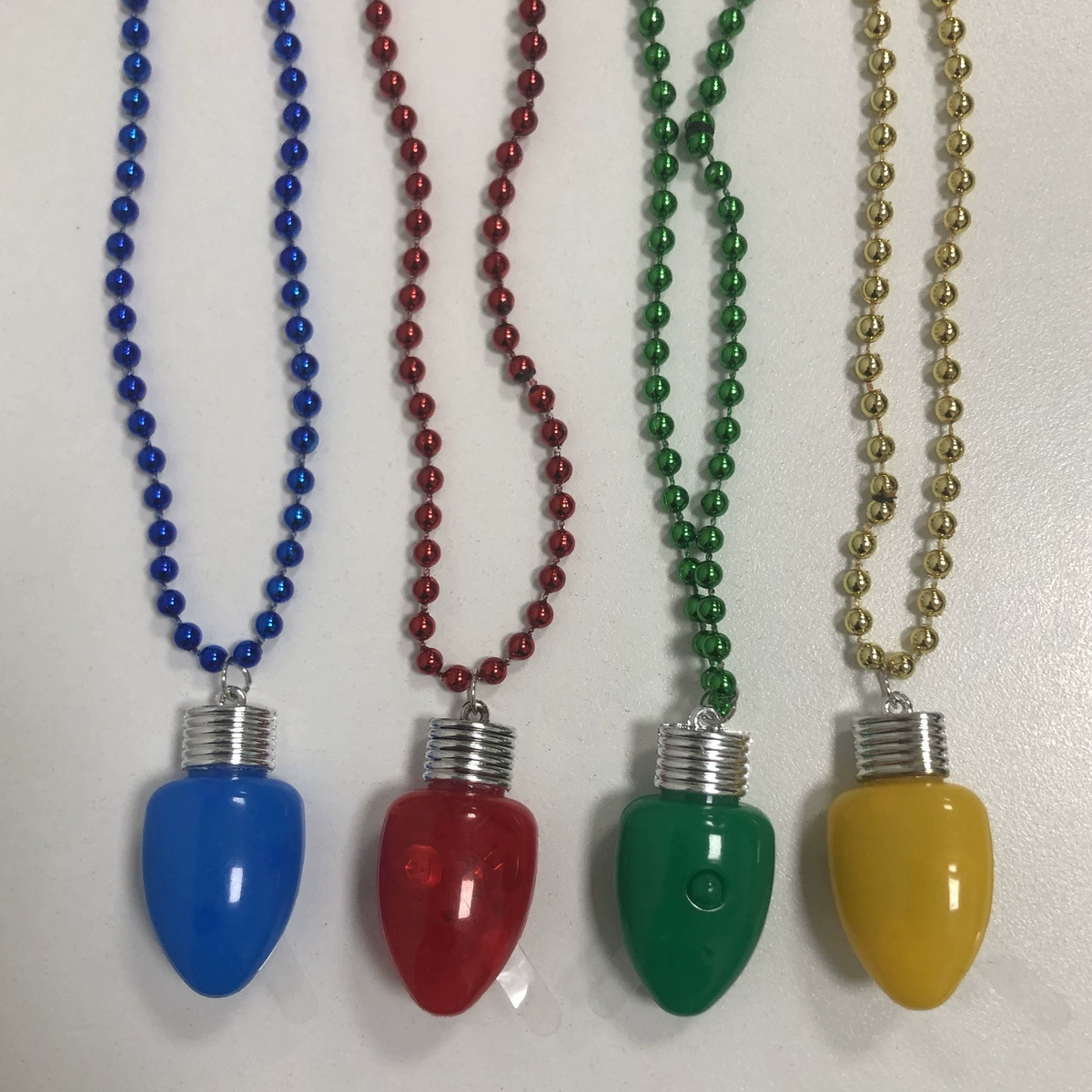 Европейское и американское ожерелье, креативные ювелирные изделия, подвесное ожерелье с лампочкой, рождественское светодиодное светящееся модное модное ожерелье, ювелирные изделия