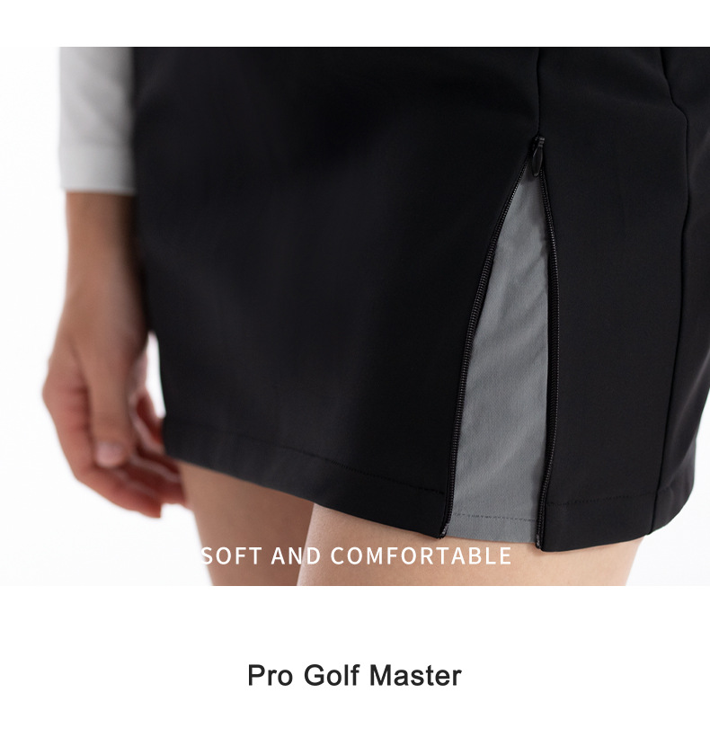 Chân váy ngắn Golf nữ moeyes mắt ma thuật, ôm hông, eo cao su co giãn — M23QZ005-Váy ngắn màu đen, M23QZ005-Váy ngắn màu trắng chi tiết 8
