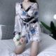 Obesity MM plus size 200kg sexy underwear Japanese shoulder-length printed kimono female game uniform 417