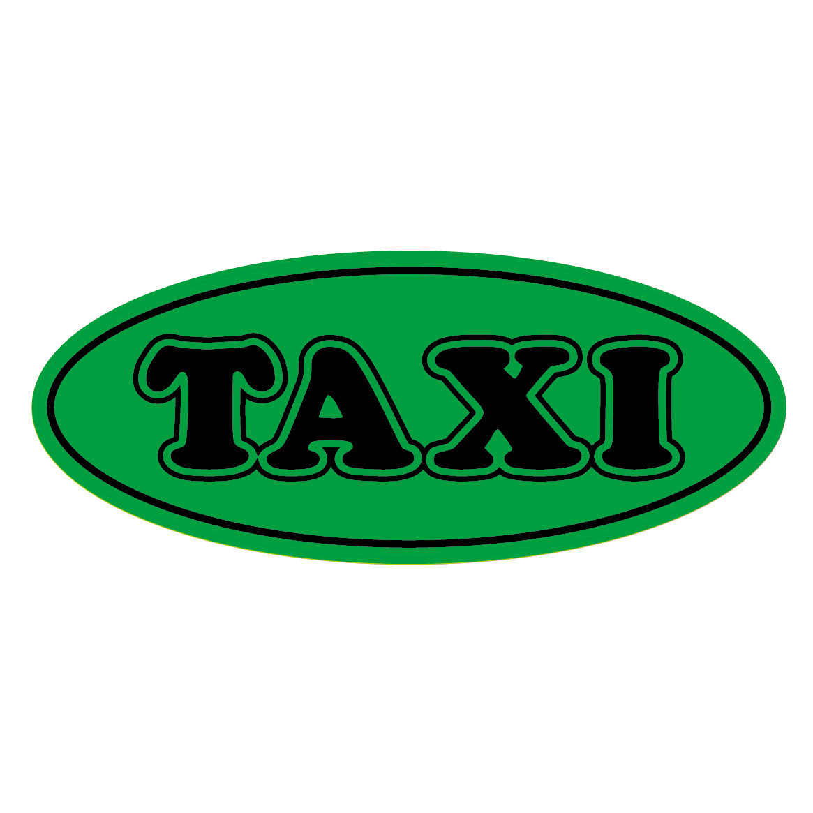 Etiquetas engomadas estáticas TAXI del fabricante Comercio exterior pegatinas parabrisas delantero sin pegamento se pueden personalizar