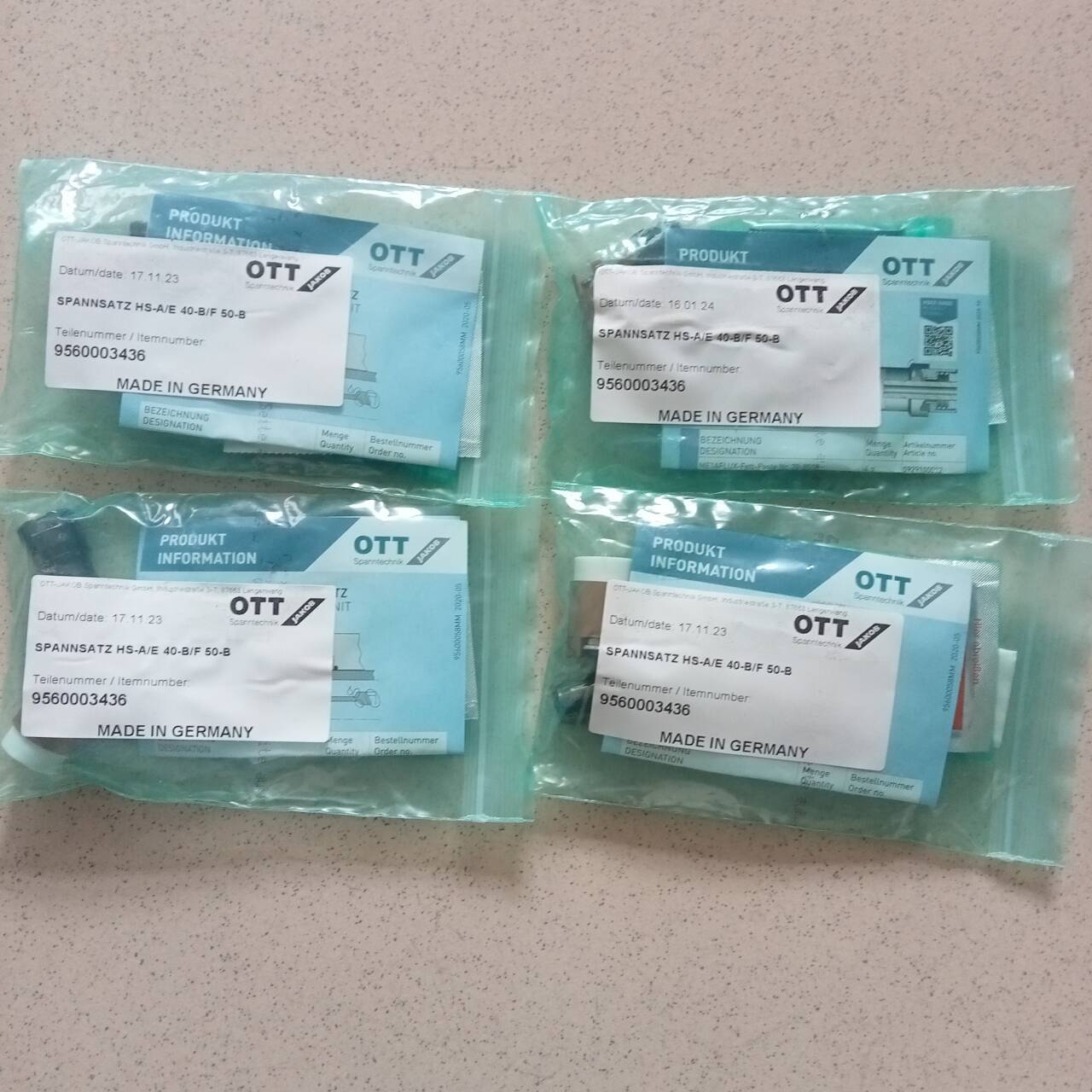 德国OTT-JAKOB	拉爪带锁紧螺栓95.600.034.3.6全新原装正品