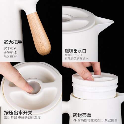 Nordic large capacity high value vacuum insulated kettle thermos bottle household insulated kettle wholesale thermos coffee pot