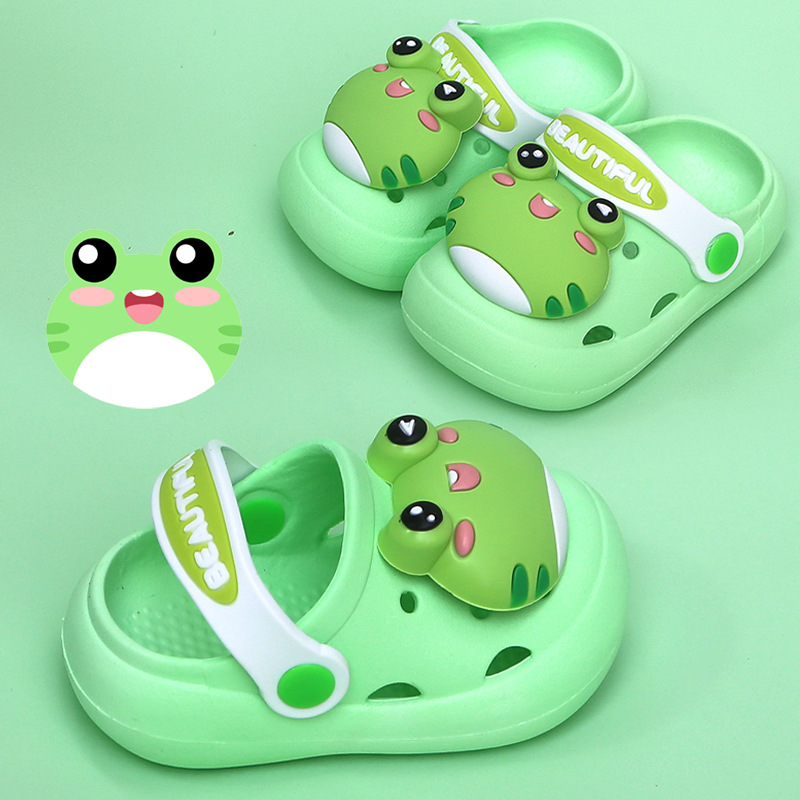 3 차원 작은 개구리 [녹색] 건강한 소재