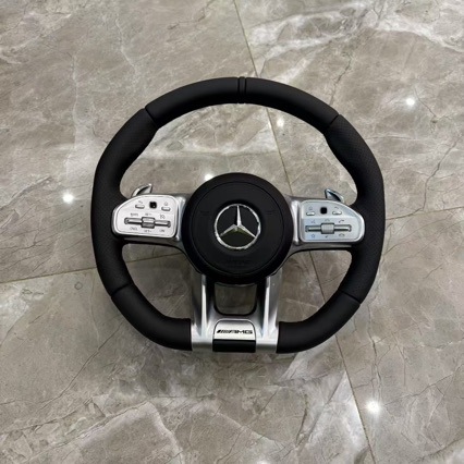 Specifically designed for Mercedes-Benz AMG carbon fiber LED steering wheel ACEGS series GLCGLEGLS old model modification to new model Dragonfly