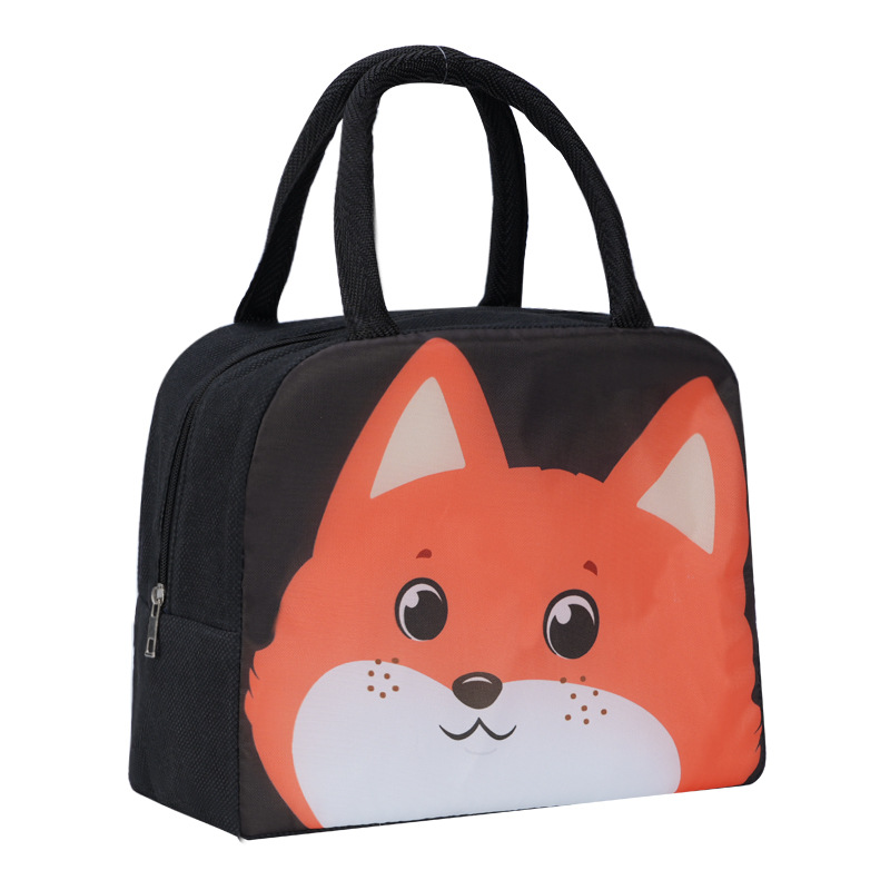 Bolsa de almuerzo de animales lindos para niños estudiantes para llevar comida al trabajo bolsa de almuerzo bolsa de aislamiento al aire libre bolsa de almacenamiento de almuerzo de picnic