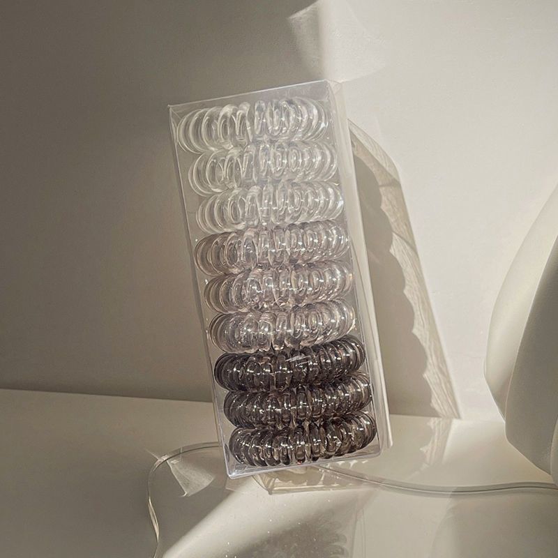 Línea telefónica bucle de cabello para mujeres 2025 nuevo alto valor facial de cabello de alta calidad cuerdas de cabello de banda de goma cuerdas de cuero al por mayor