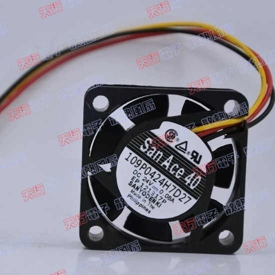 原装日本三洋SANYO 109P0424H7D27 24V 0.08A40*40*15 变频器风扇