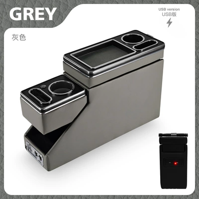 Armrest Boxes Sienta/Freed/Stepwgn/Roomy/New and: Armrest box - upgrade-gray-blue-light