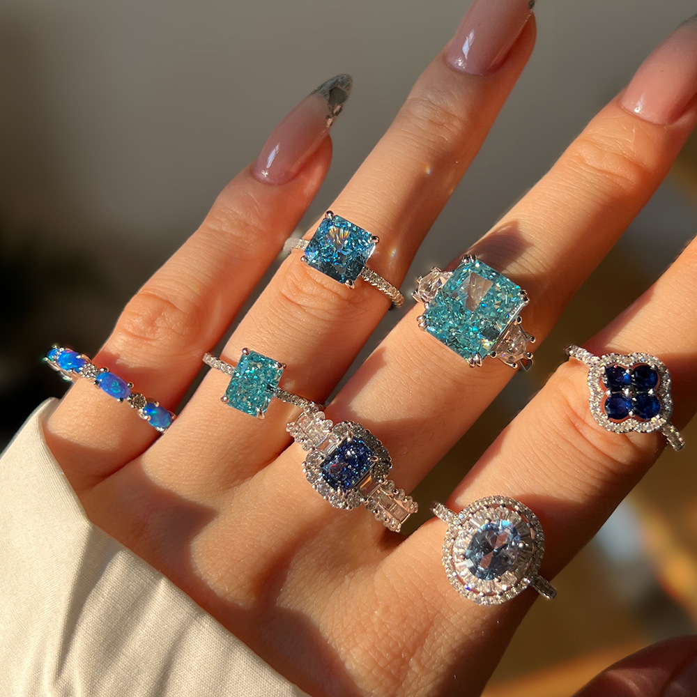 4g Weight Zircon Inlay Material Rings Classification 1 Piece Quantity Holiday, Daily Occasion 925 Sterling Silver Material Geometric Pattern Women's Gender Plating Design Elegant, Glam Style 925 Sterling Silver Zircon Geometric Rings 925 Sterling Silver Rings 无