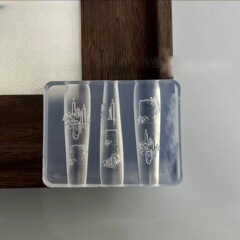 高透美甲模具烛台玫瑰书信模具3d立体硅胶模具diy美甲饰品工具