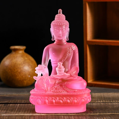 Car ornaments, pharmaceutical Buddha car - 125cm-high-medicine-buddha-pink