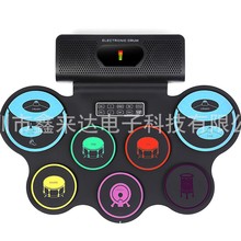 RD90双喇叭演奏架子鼓手卷电子鼓儿童成人学习鼓便携手卷DTX游戏