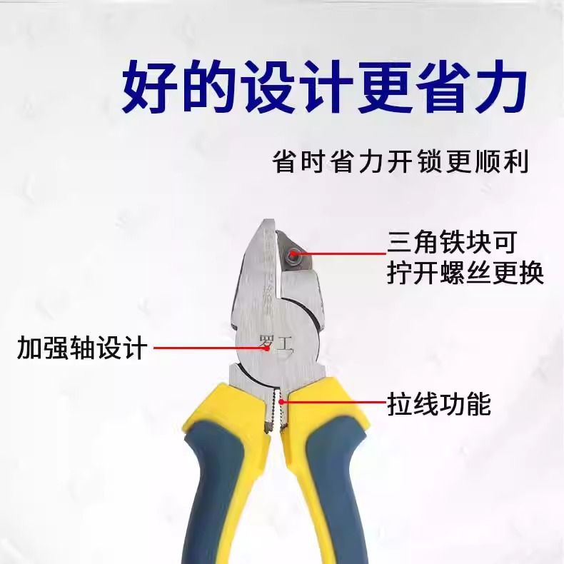 Luo Gong 24 new generation lock face pliers car lock special lock cylinder lock cover tool complete disassembly tool