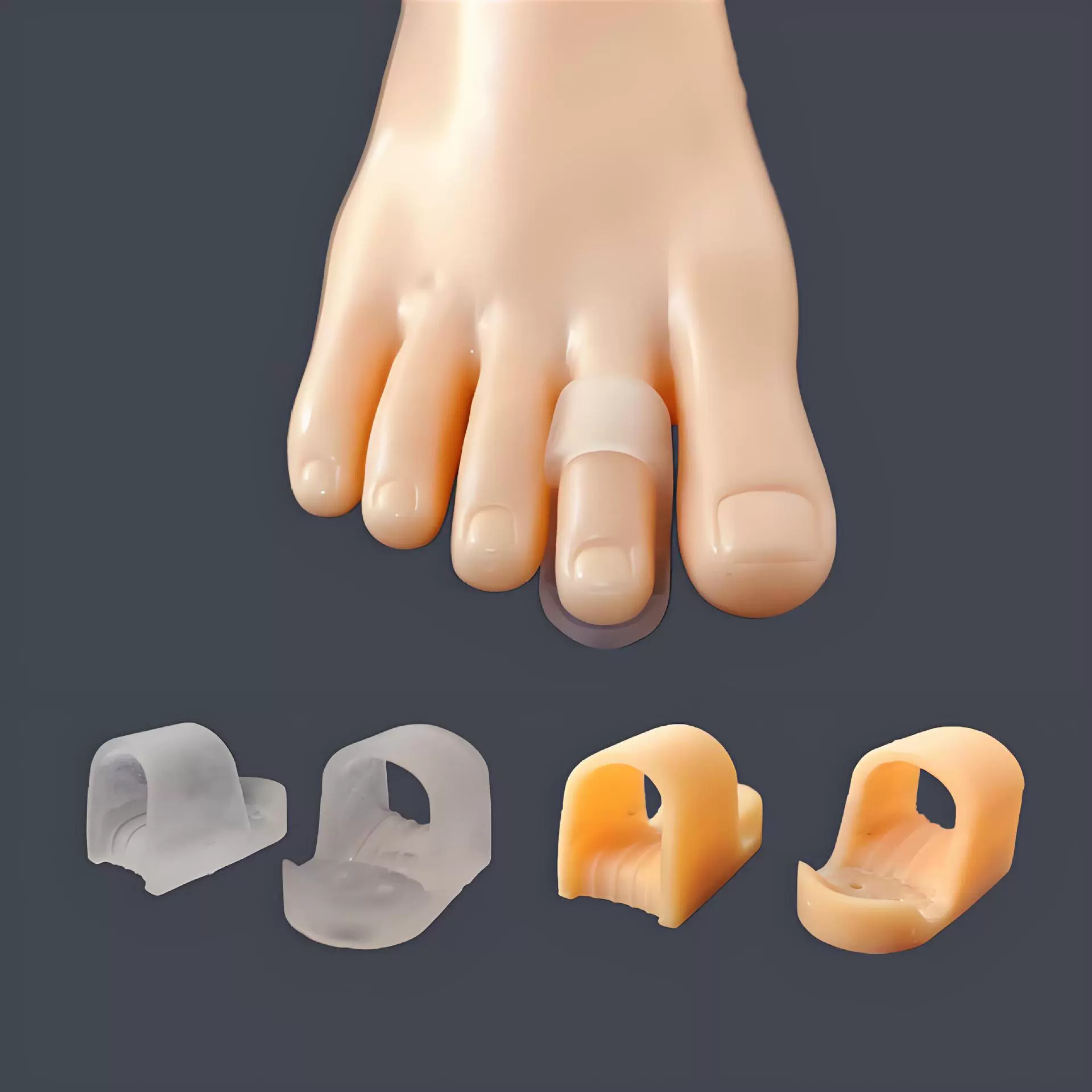 Силиконовый защитный чехол для пальцев ног изгиб молотка выпрямитель SEBS выпрямитель для ног