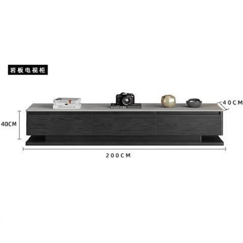 TV 캐비닛 200*40*40 스노우 마운틴 화이트)