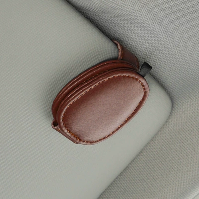 bracket new decorative supplies, Car Glasses Clip/Bill Clip - brown