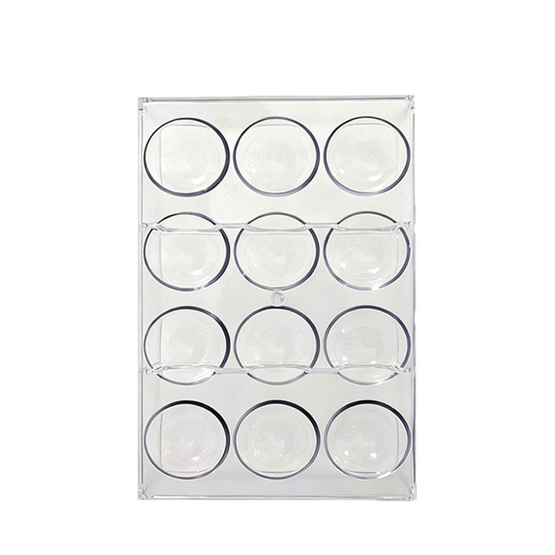 Suministro directo de fábrica Hemisphere PC molde de chocolate bola cielo estrellado caramelo de chocolate molde belga molde para hornear