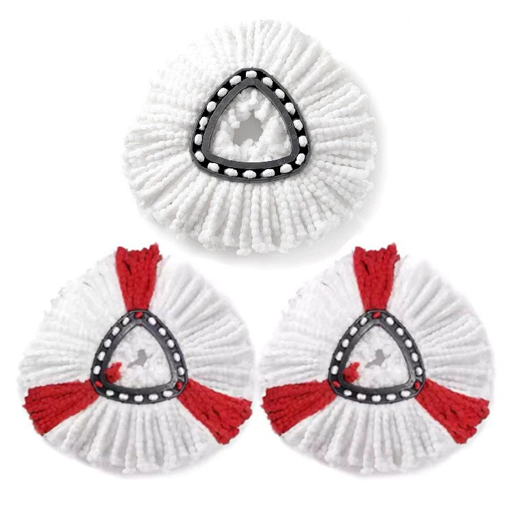 Suitable for Vileda Triangle Rotating Mop Head O-Cedar Easywring Replacement Cloth Pad Accessories
