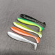 Shallow diving Paddle Tail Lures 5 Colors Soft Plastic Baits Bass Trout Saltwater Sea Fishing Lure