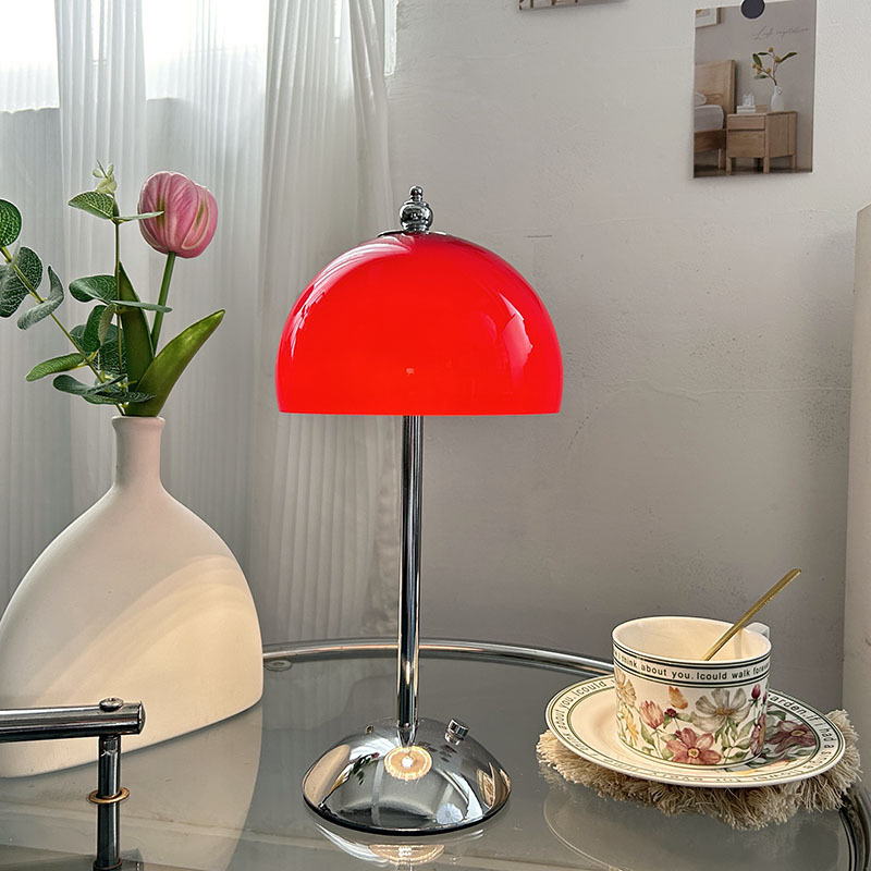lámpara de escritorio de boda decoración de la casa de boda lámpara de cabezal de cama de luz de atmósfera de atenuación táctil regalos de negocios tricolor atenuación