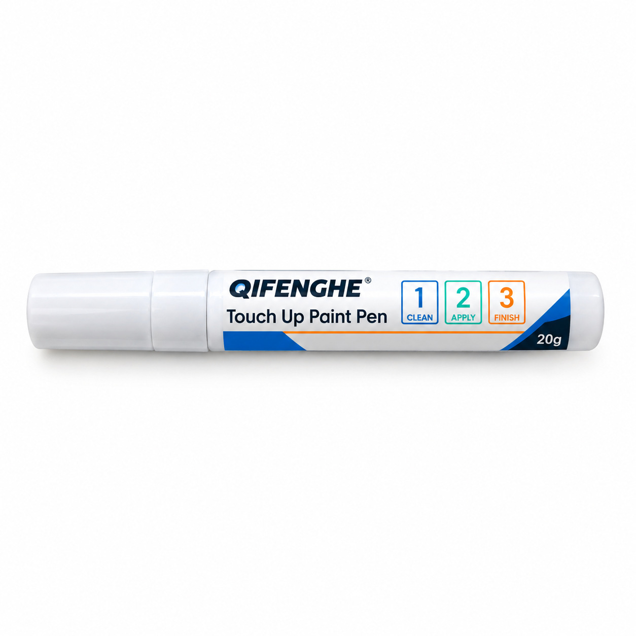 Cross-border car touch-up paint pen, black scratch repair tool, quick-drying and waterproof paint pen for car paint repair, 20g