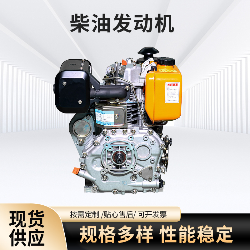 釜望柴油发动机186柴油动力内燃机单相电启动动力才柴油发动机