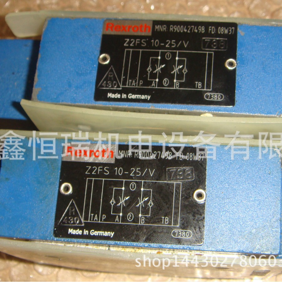 现货Z2FS10-5-33/V力士乐节流阀