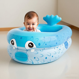 Indoor Wholesale Children's Inflatable Outdoor Swimming Ball Pool Puffer Fish Pool Outdoor Toys Home Wave Ocean