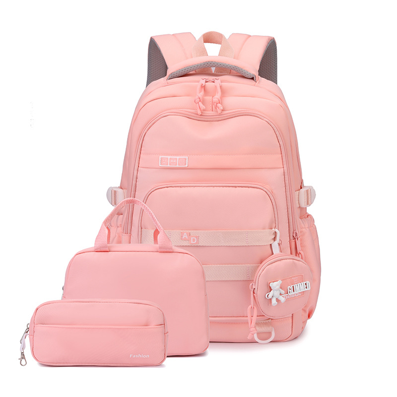 Nuevo bolso de escuela primaria de nailon transfronterizo, mochila reductora de carga, estudiante de secundaria masculino, mochila de moda de gran capacidad al por mayor