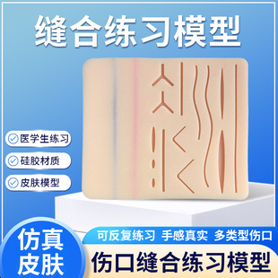 Surgical Skin Suture Practice Training Kit Intravenous Injection Combination Wound Module Suture Module