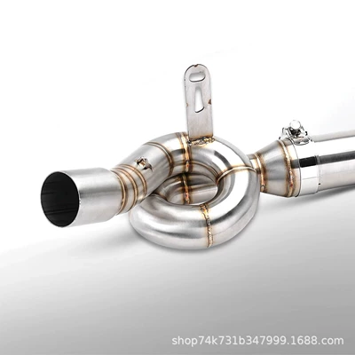 steel 60MM non-destructive installation, Motorcycle exhaust pipe