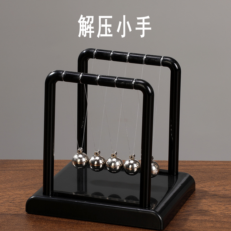 Navidad plástico Newton toque bola descomprimir Newton swing bola flotante juguetes adornos de oficina regalos creativos